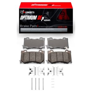 Infiniti FX50 Brake Pads - Front - R1 Concepts - R1 Optimum OE Pads & Hardware Kit - `08-`25 Infiniti FX50 Brake Pads - Front - R1 Concepts - R1 Optimum OE Pads & Hardware Kit - `08-`25